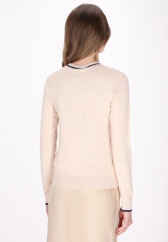 DreiMaster Klassik Sweater 'Classic Look' in Beige