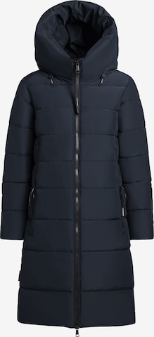 khujo Mantel 'Jilias6' in Blau: Vorderseite