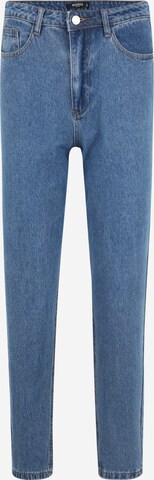 Missguided Petite Slimfit Jeans in Blauw: voorkant