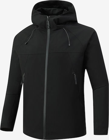 YOUTHUP Outdoor jacket 'Stadtflucht' in Black: front