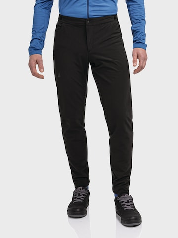 Schöffel Regular Outdoorhose 'Kubena' in Schwarz: Vorderseite