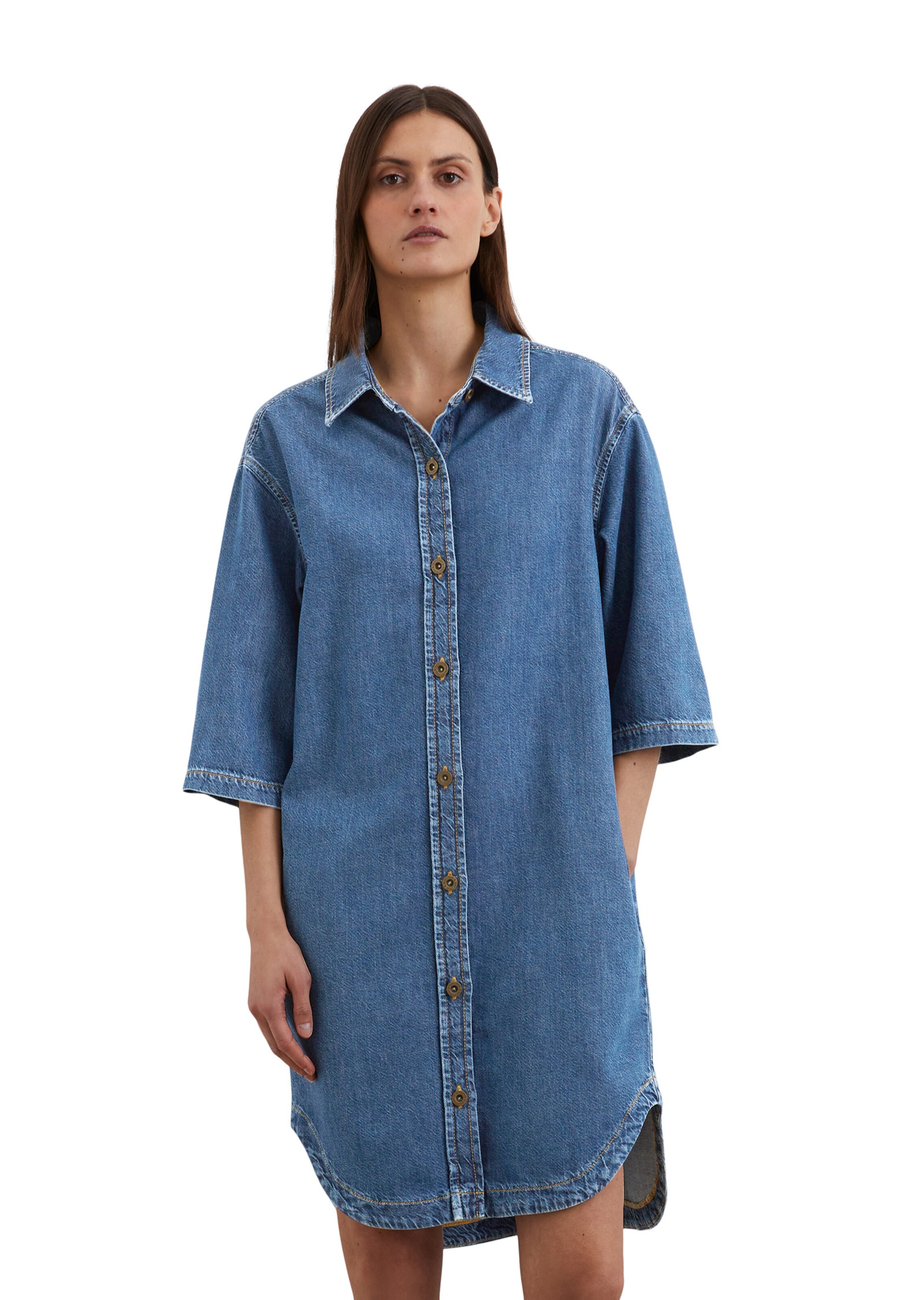 Marc O'Polo Kleid in Blau: Vorderseite