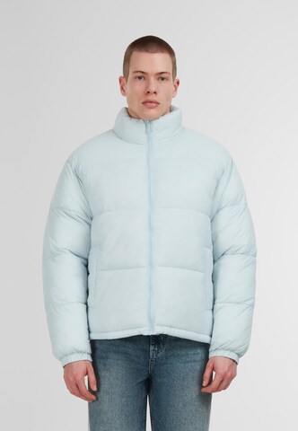 Giacca invernale di Karl Kani in blu: frontale