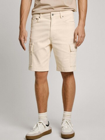 Pepe Jeans Regular Cargo trousers 'Gymdigo' in White: front