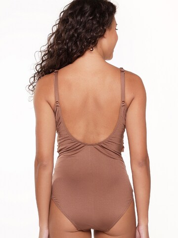 LingaDore Triangle Swimsuit in Brown