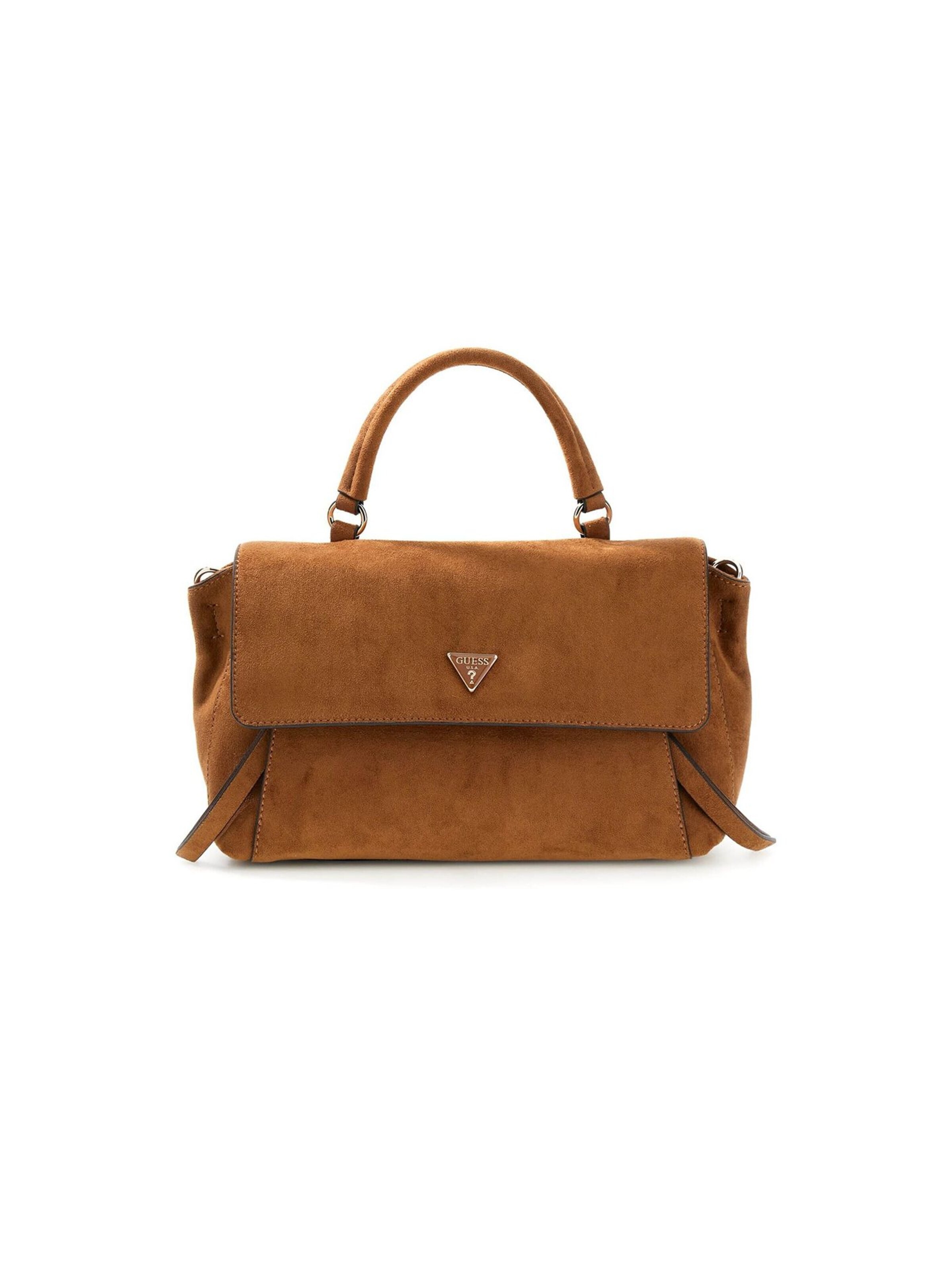 GUESS Handtasche 'Devon Top Handle Flap'‌‌ in Braun