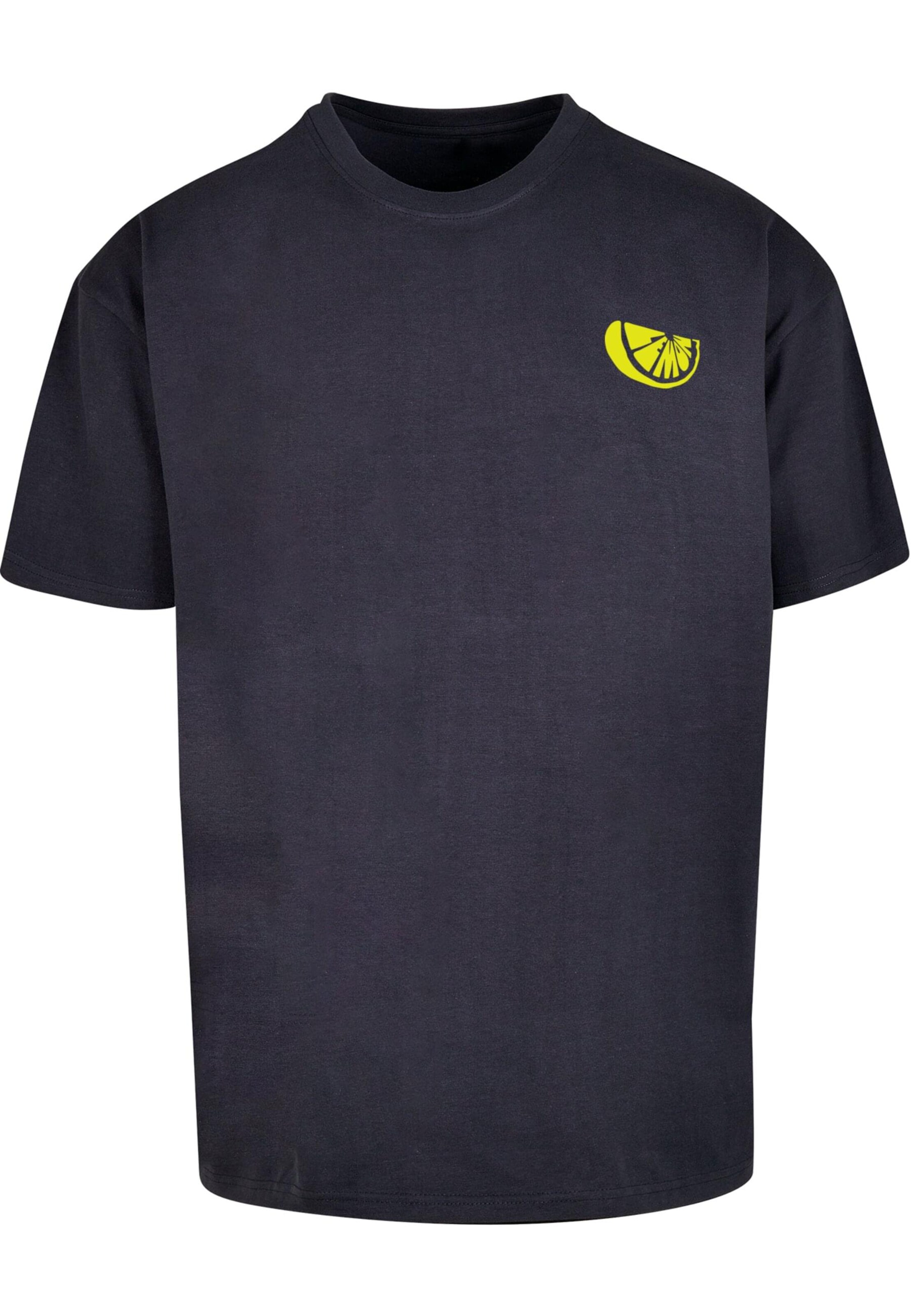 Merchcode Shirt 'Lemon' in Blauw: voorkant