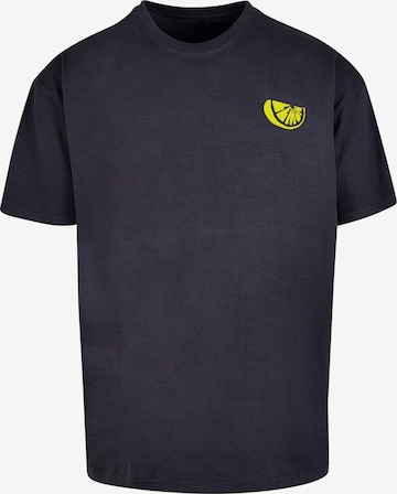 Merchcode Shirt 'Lemon' in Blauw: voorkant