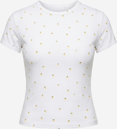 Marškinėliai 'AVENA' iš studioselect, spalva – citrinos spalva / alyvuogių spalva / balta, Prekių apžvalga