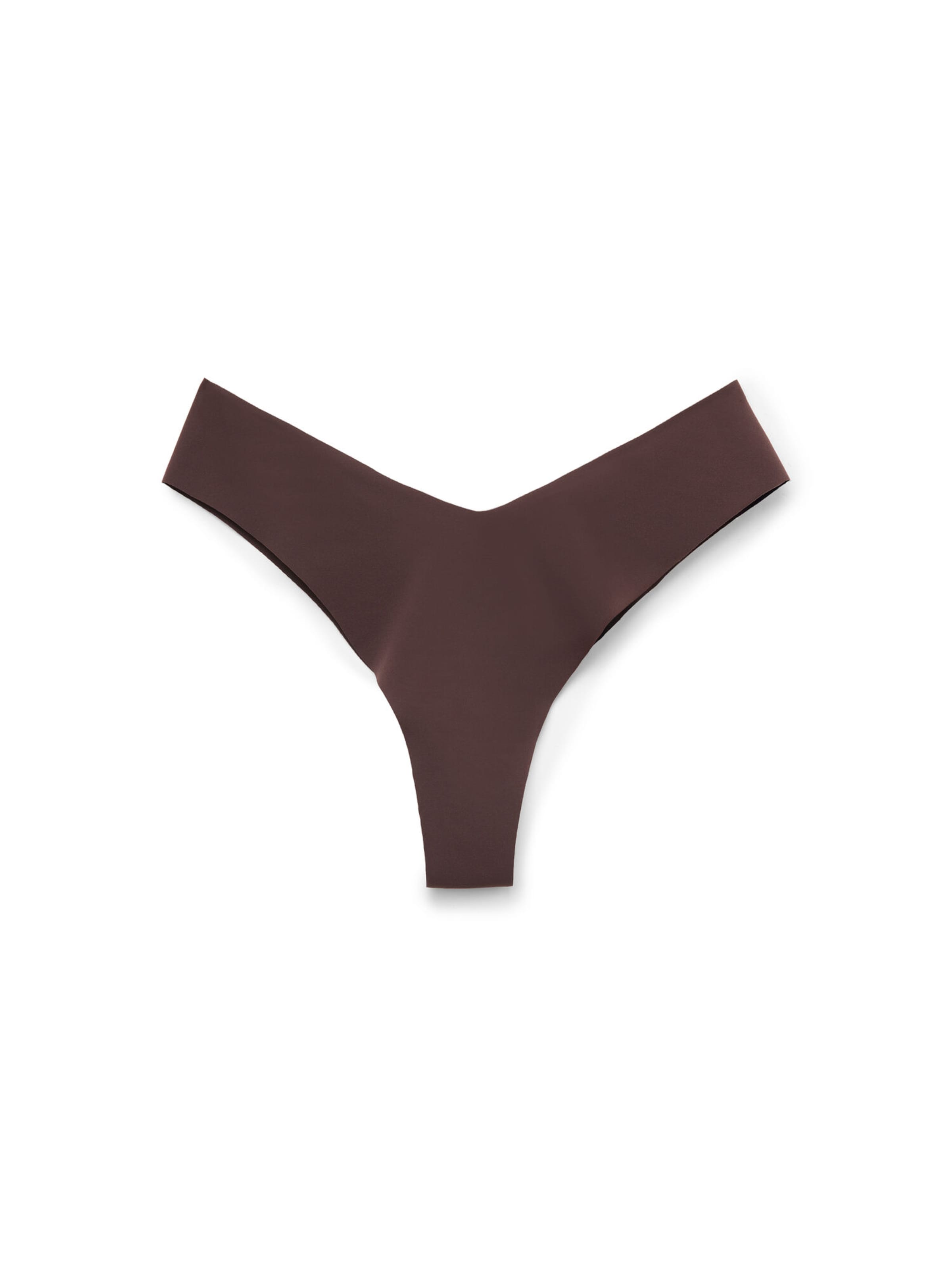 Tezenis Thong in Brown: front