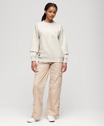 Superdry Sweatshirt 'Luxe' in Beige