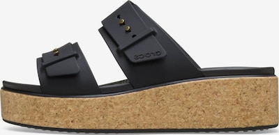 Crocs Natikače s potpeticom 'Brooklyn' u crna, Pregled proizvoda