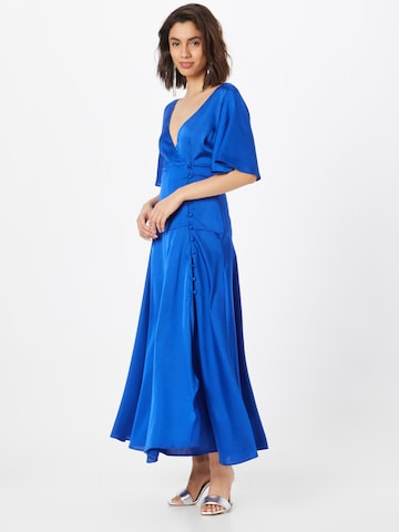 Robe de soirée Nasty Gal en bleu : devant