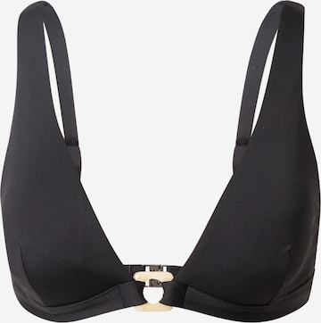 Triangle Hauts de bikini Seafolly en noir : devant