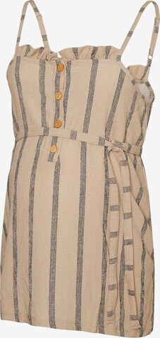 MAMALICIOUS Top 'MILA LIA' in Beige: front