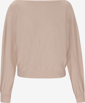 DreiMaster Klassik Pulóver 'Classic Look' - bézs: elől