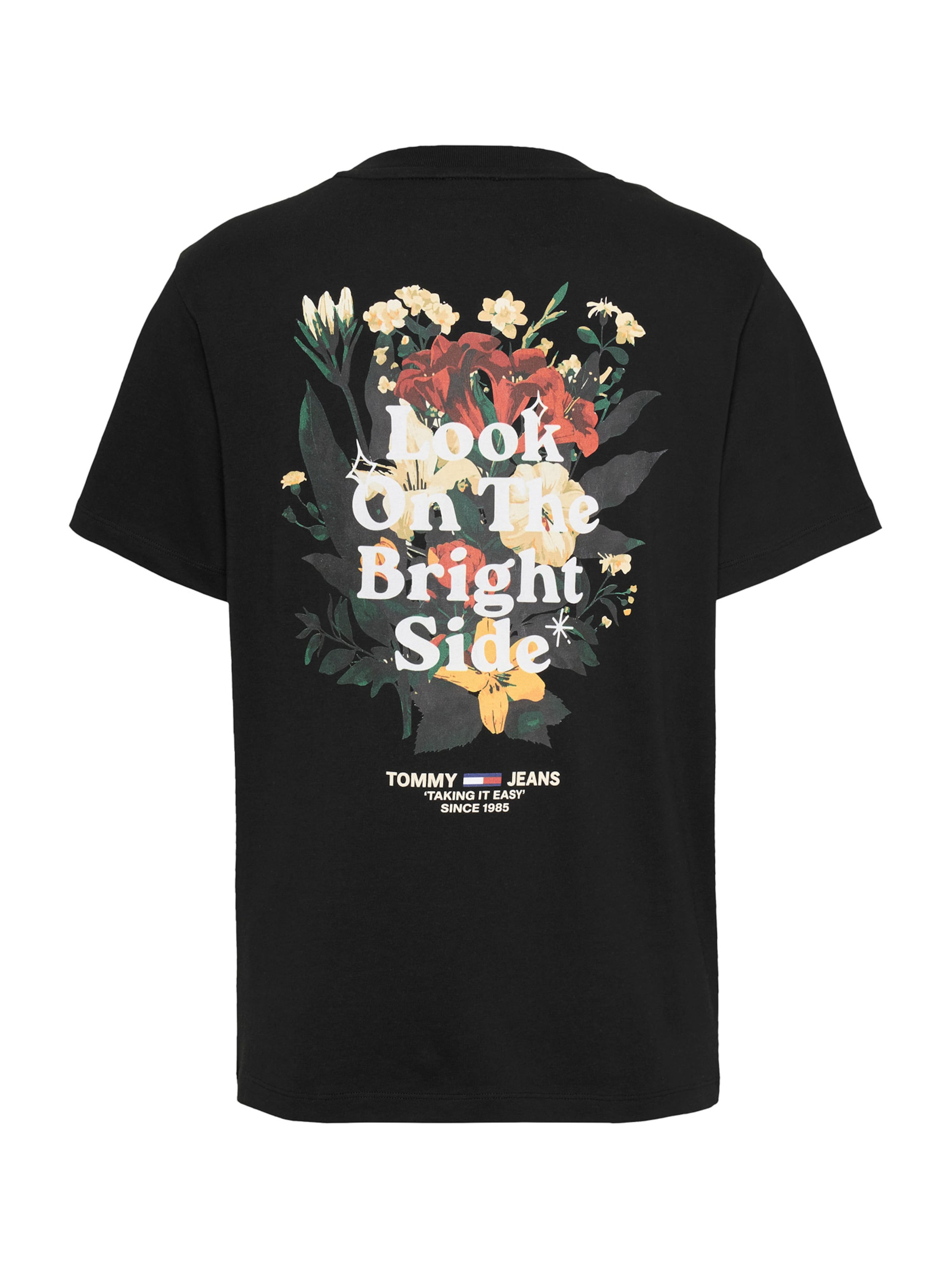 Tommy Jeans - Camiseta en negro: atrás