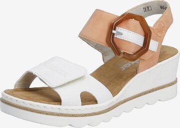 Rieker Sandals in Beige: front