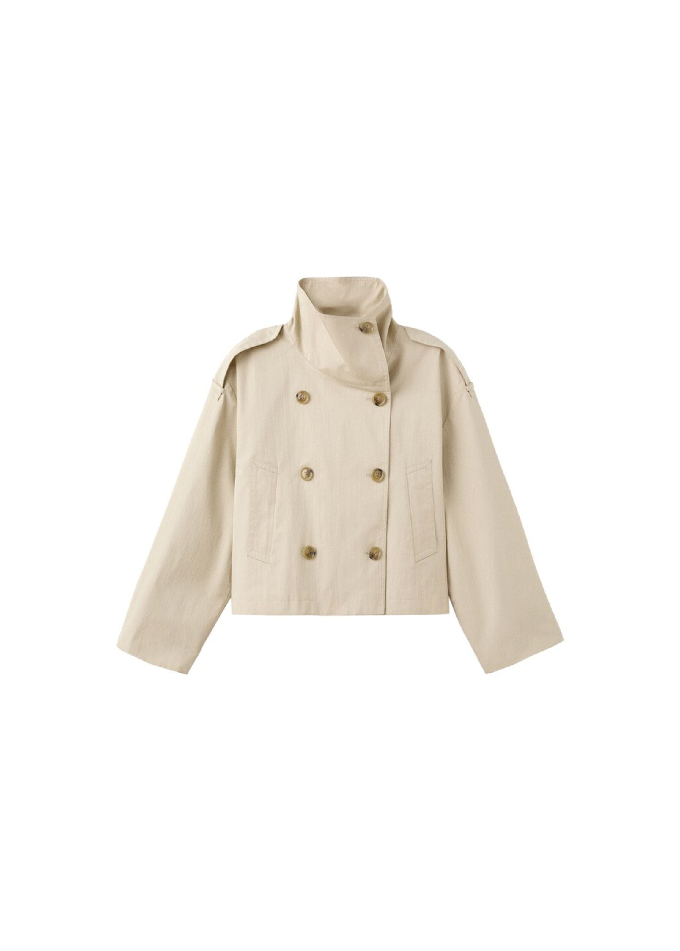 MANGO Between-Season Jacket 'Lipa' in Beige
