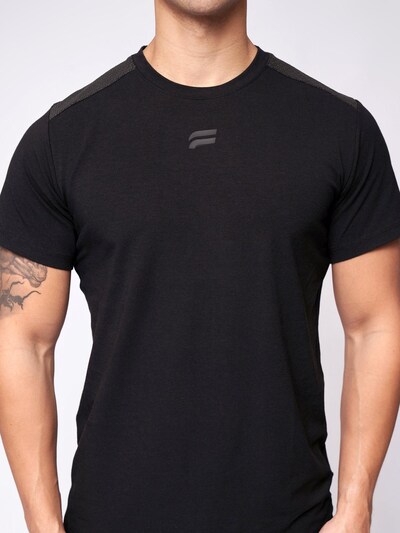 Fortex Fitness Shirt 'Essential Grip T-Shirt'‌‌‌ in S in schwarz, Produktansicht