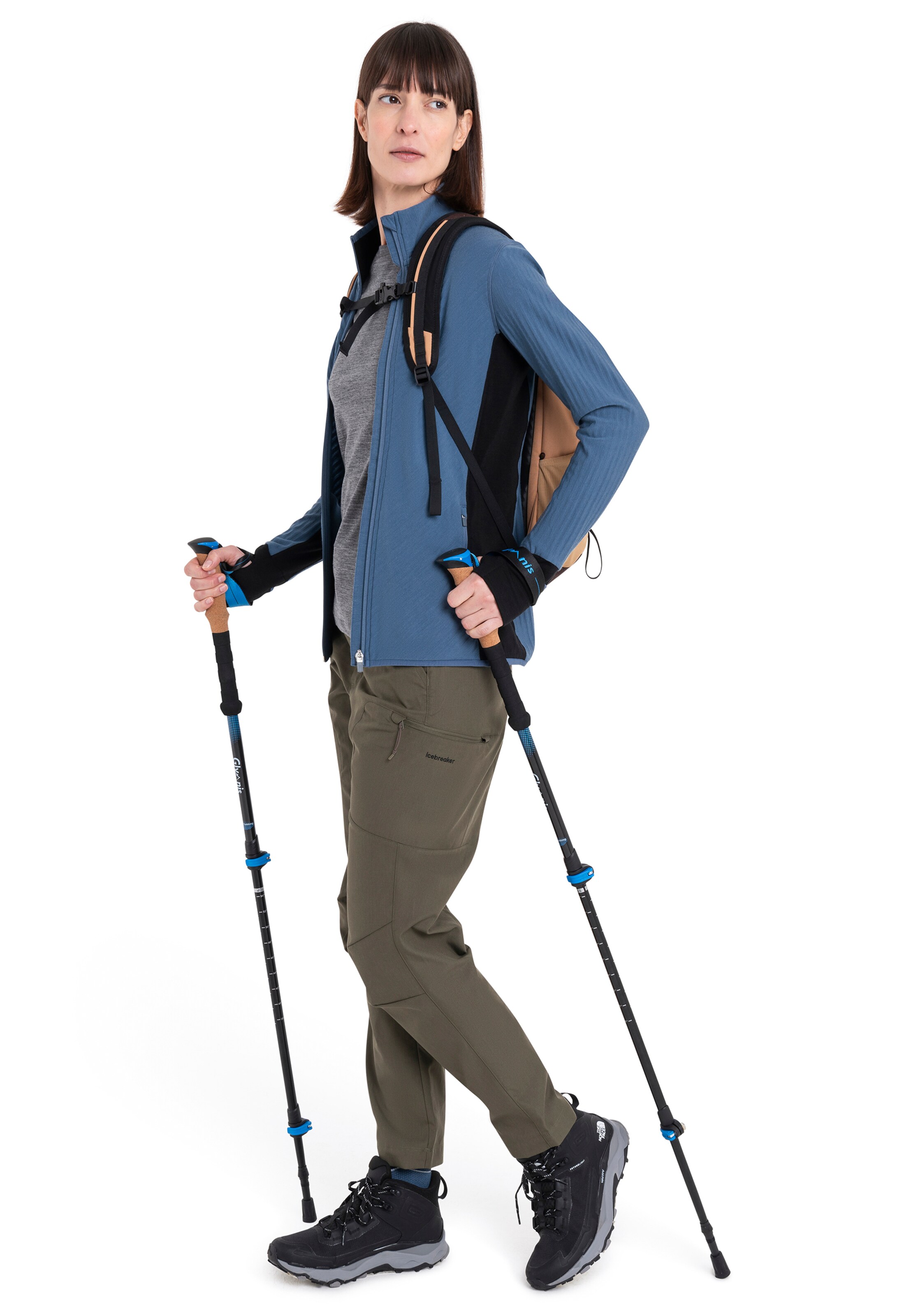 ICEBREAKER Функциональная футболка 'Tech Lite III' в Серый