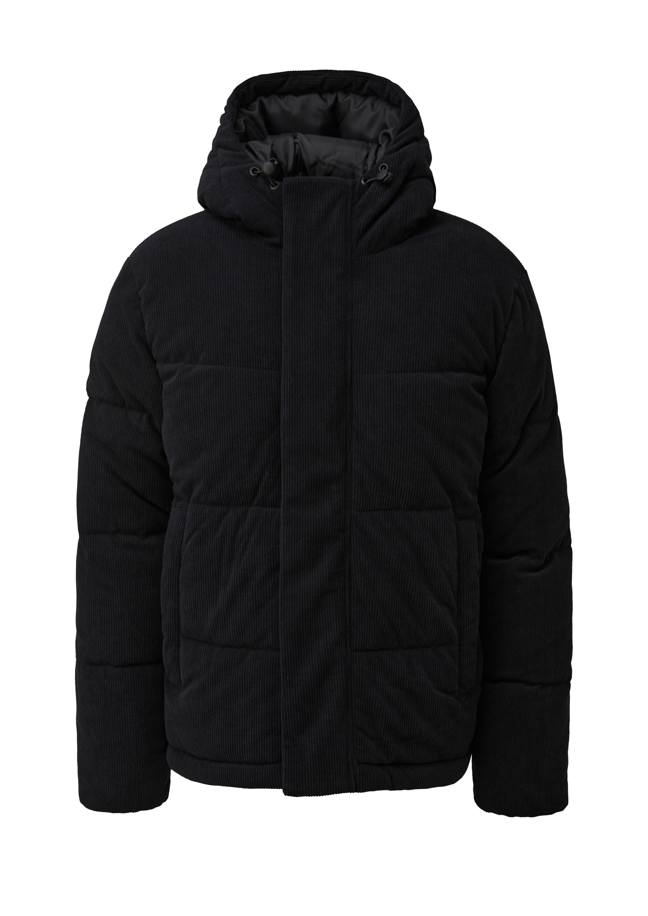 Veste d’hiver QS en noir : devant