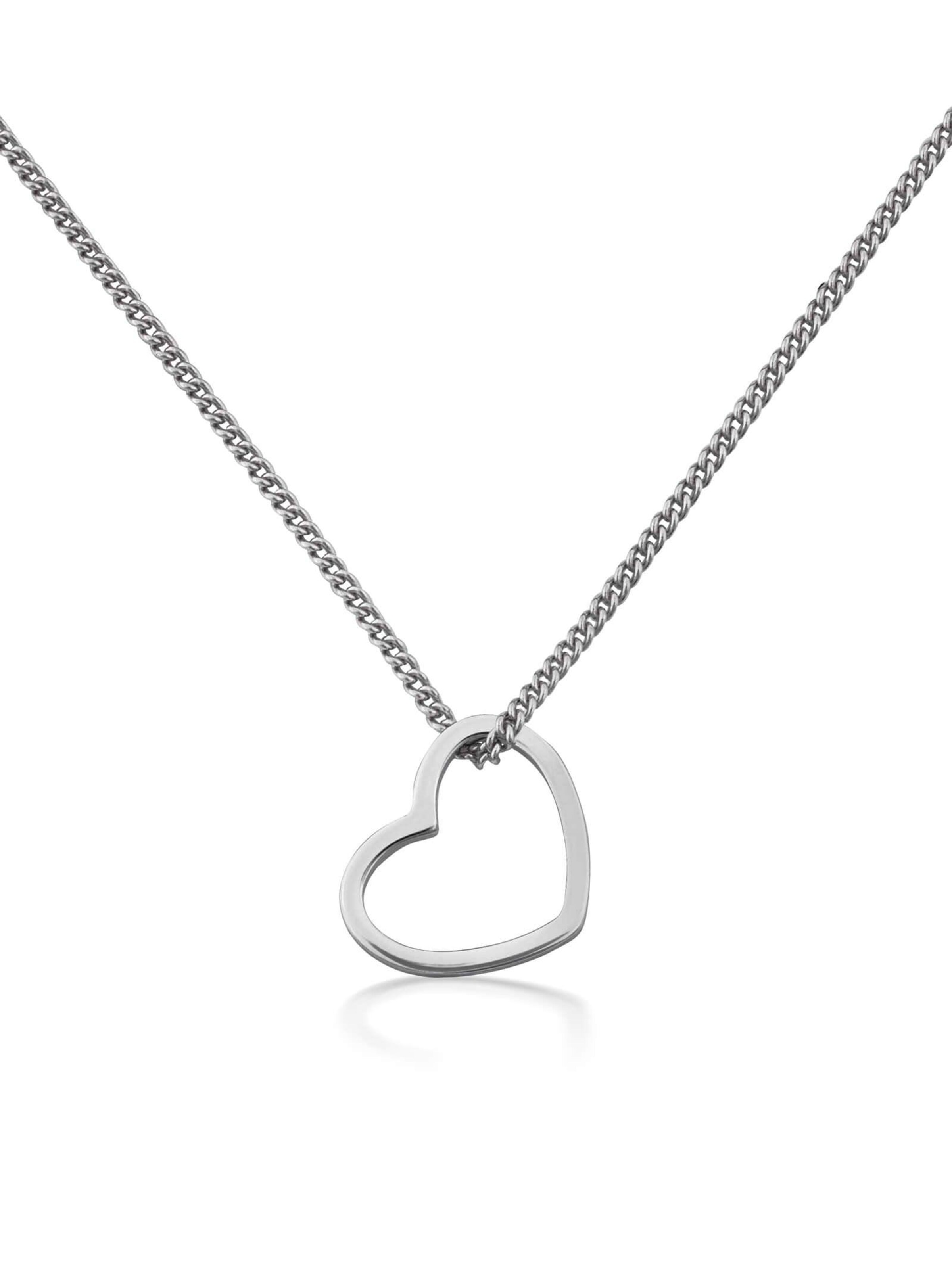modabilé Pendant 'HEART' in Silver