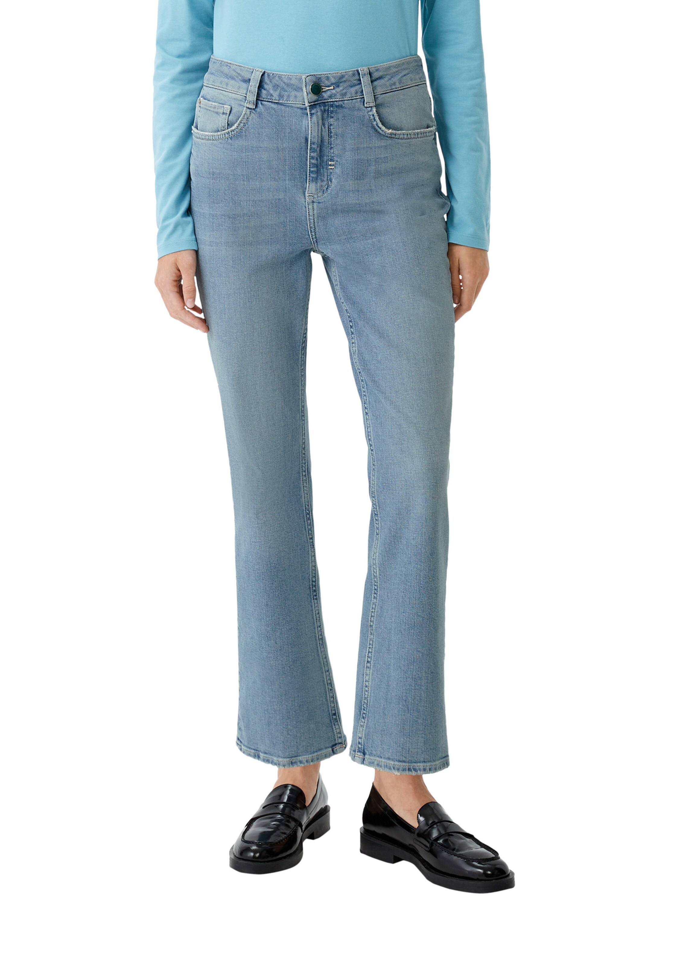 COMMA Flared Jeans in Blue