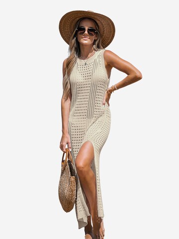 Cupshe Beach Dress in Beige