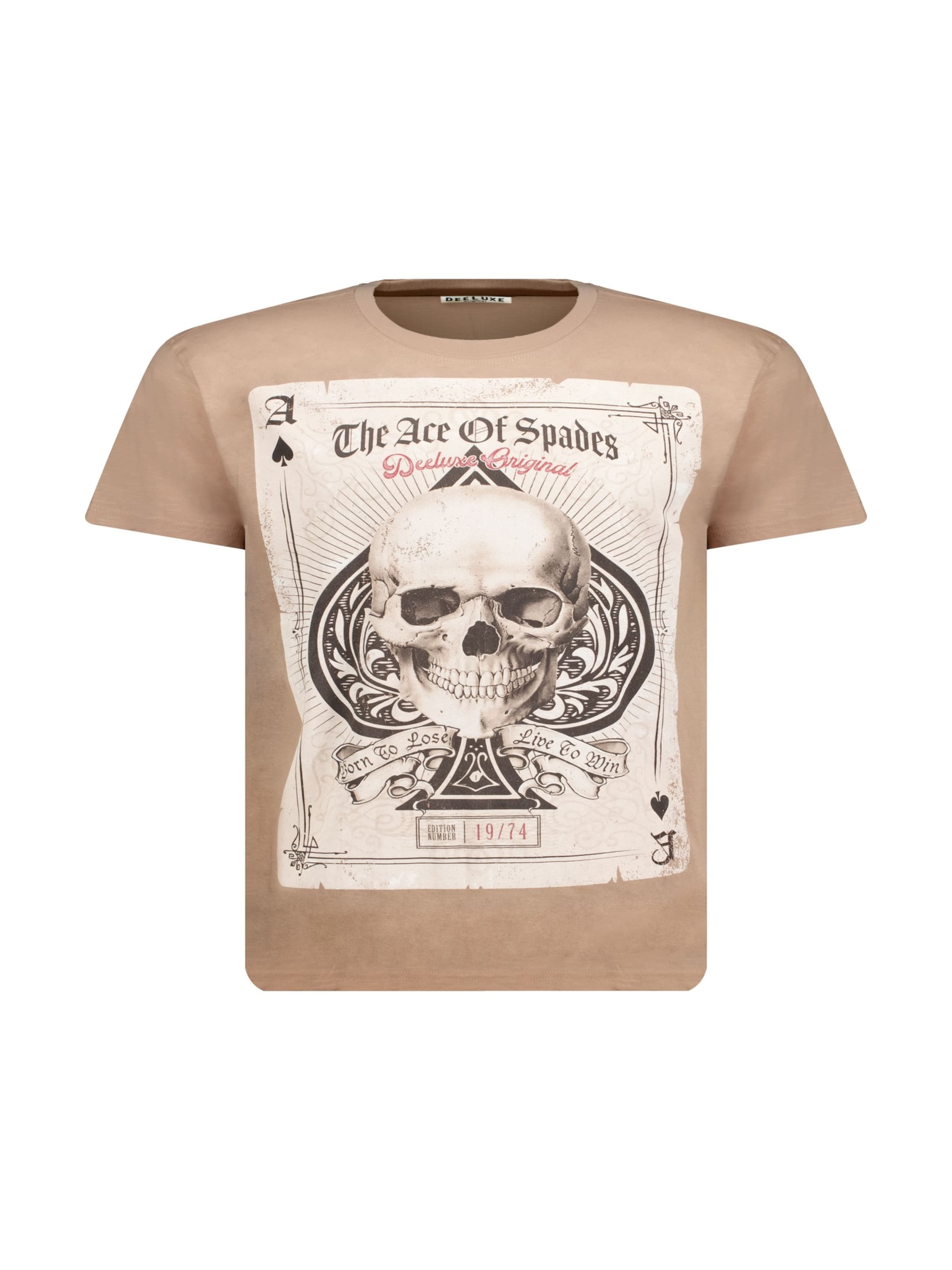 T-Shirt 'Ace' Deeluxe en marron : devant