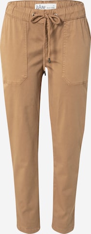 BLUE SEVEN Tapered Broek in Bruin: voorkant