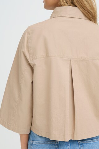 Fransa Blouse in Beige