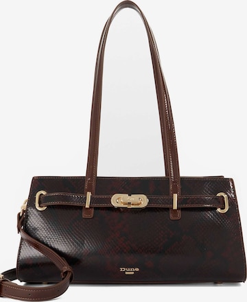 Sac bandoulière 'Depend' Dune LONDON en marron : devant