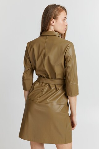 ICHI Shirt dress in Bronze