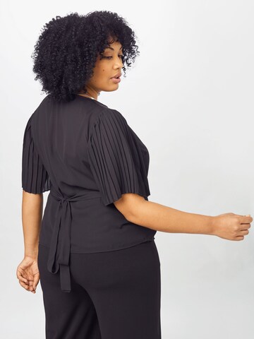 ABOUT YOU Curvy Bluse 'Heather' in Schwarz