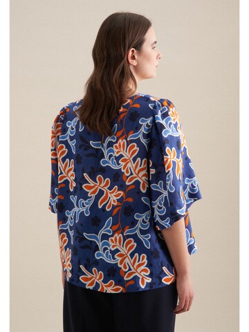 SEIDENSTICKER Blouse 'Schwarze Rose' in Blue