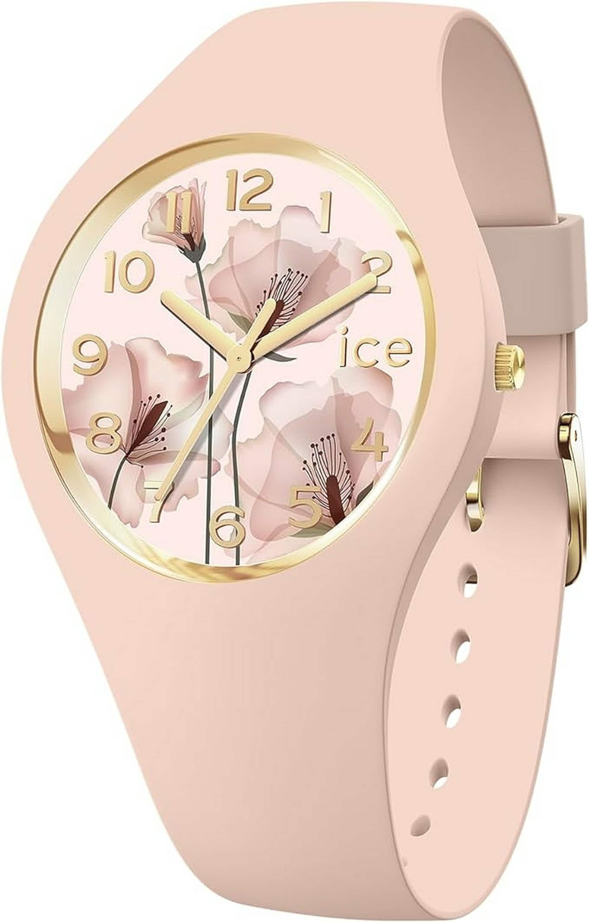 ICE WATCH Analoog horloge 'Flower' in Roze: voorkant