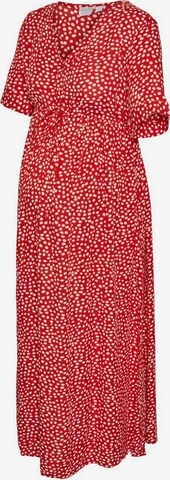 Pieces Maternity Dress 'Nya' in Red