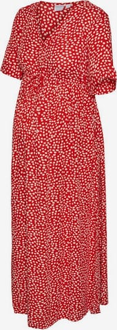 Pieces Maternity Dress 'Nya' in Red