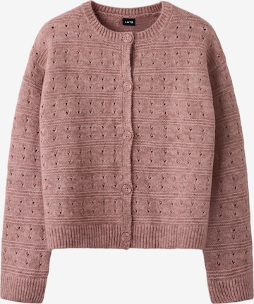 LMTD Knit cardigan in Pink: front