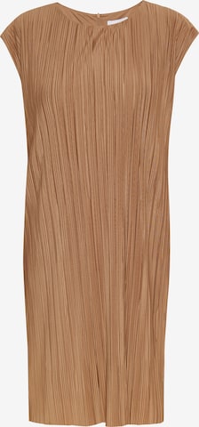 usha WHITE LABEL Cocktailmekko 'Fashion Look' värissä beige: etupuoli