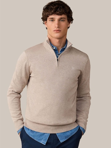 Hackett London Trui 'Ess' in Beige: voorkant