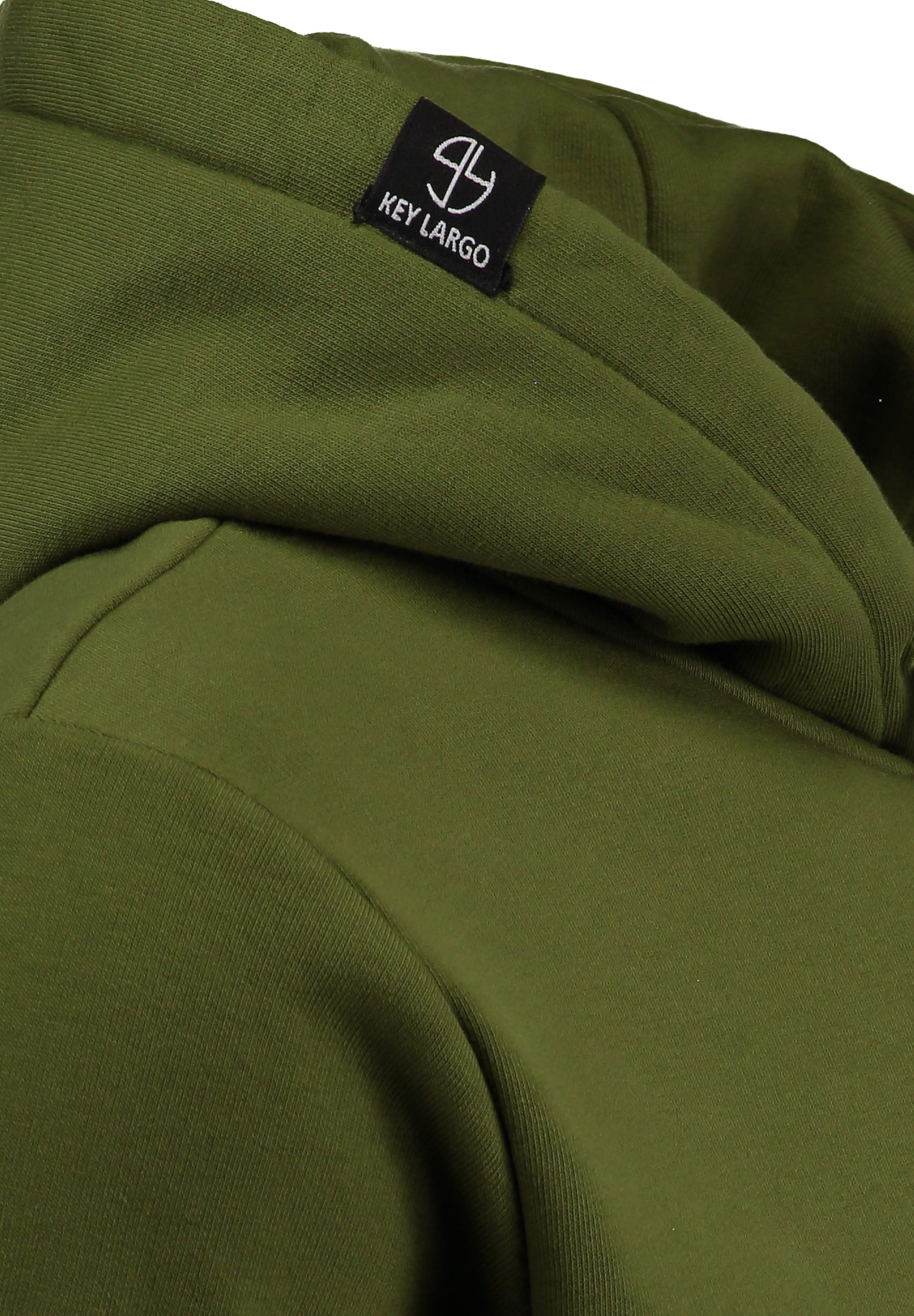 Key Largo Mikina 'MEMBERSHIP' - Zelená