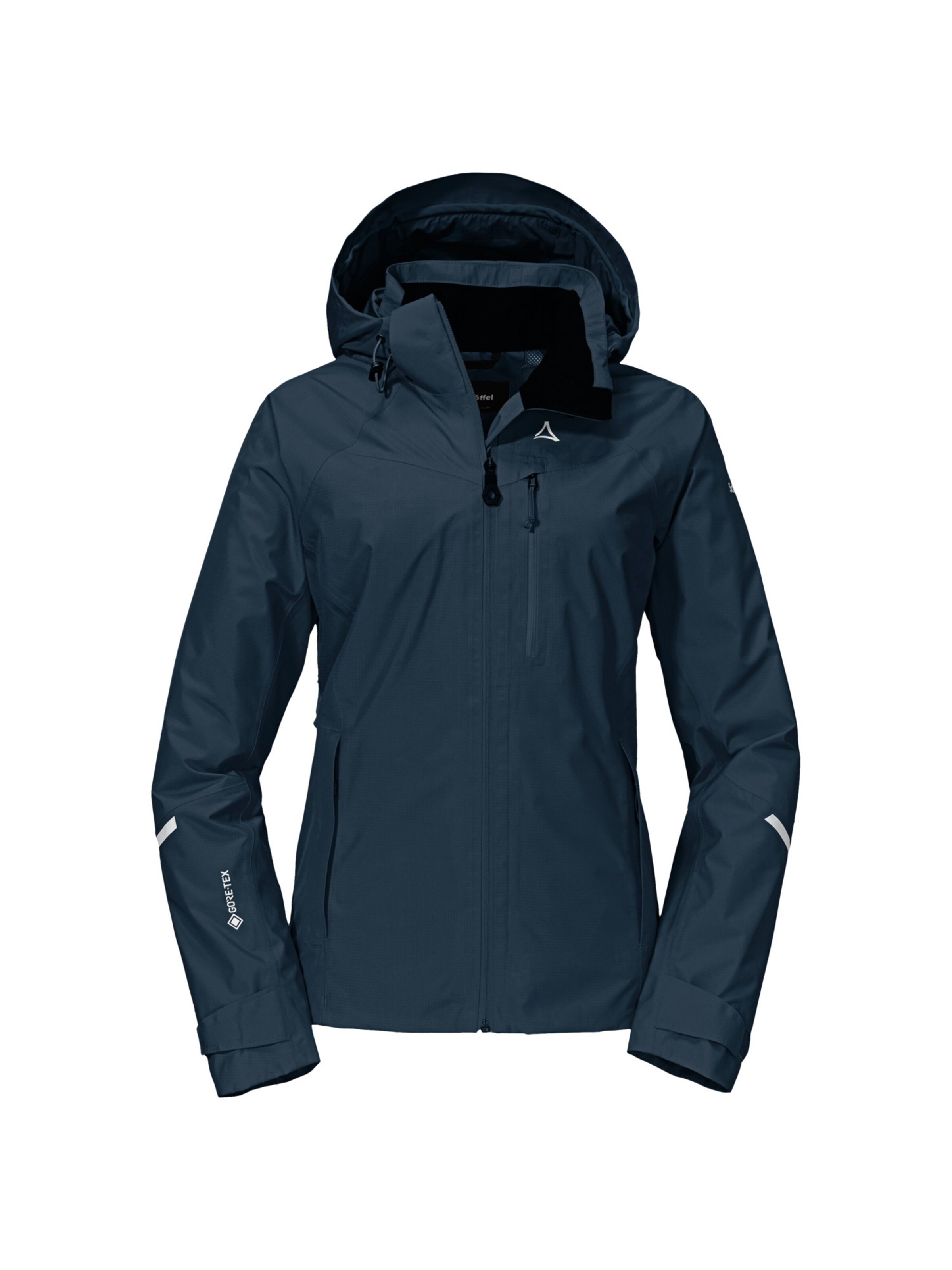 Schöffel Veste outdoor 'Kreuzjoch' en bleu foncé, Vue avec produit