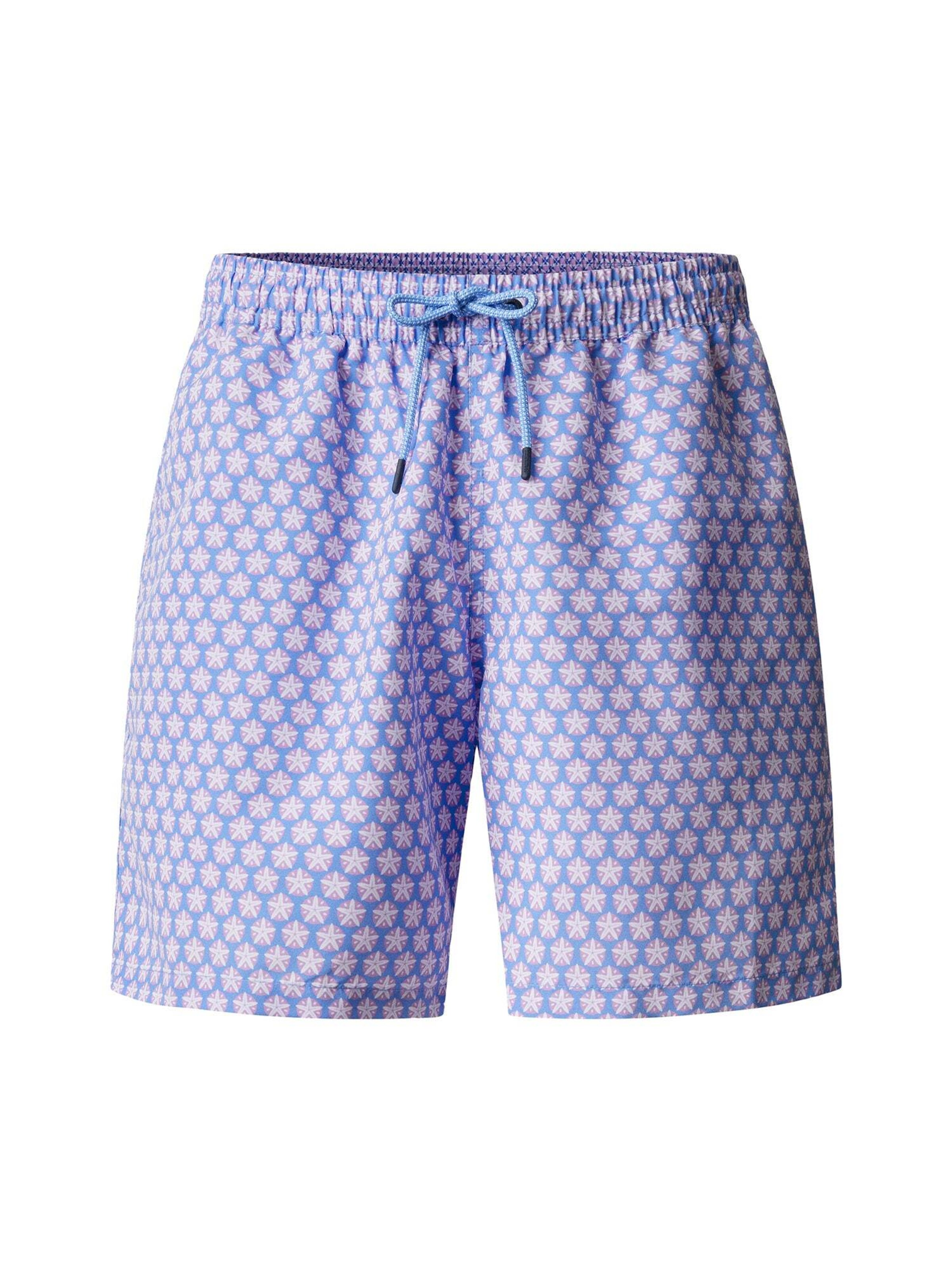 Shorts de bain 'Seashell' Hackett London en violet : devant