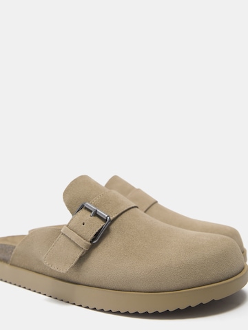 Pull&Bear Pantofle – béžová