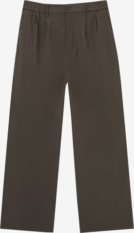 Pull&Bear Loose fit Pants in Green: front