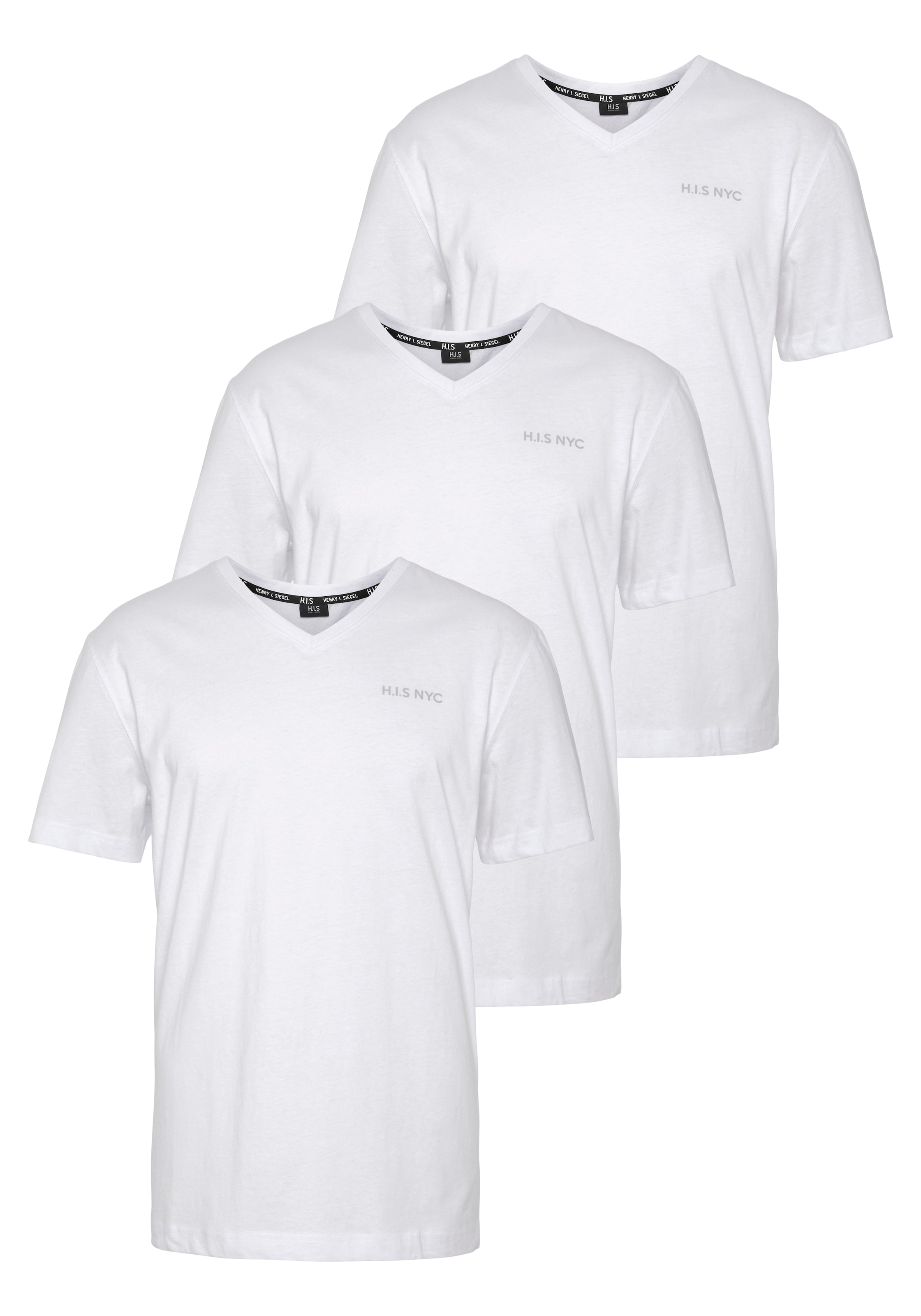 H.I.S Shirt in White: front