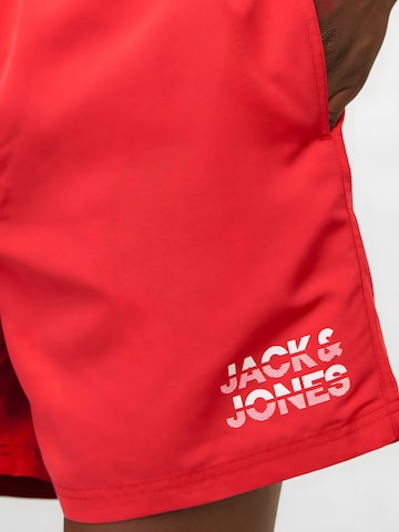 JACK & JONES Zwemshorts 'JPSTKAIKO' in Rood