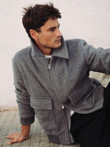 Giacca di mezza stagione 'Charly-254' di BOSS in grigio: frontale